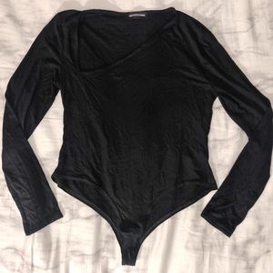 Pretty Little Thing Long-sleeve Bodysuit - Black
